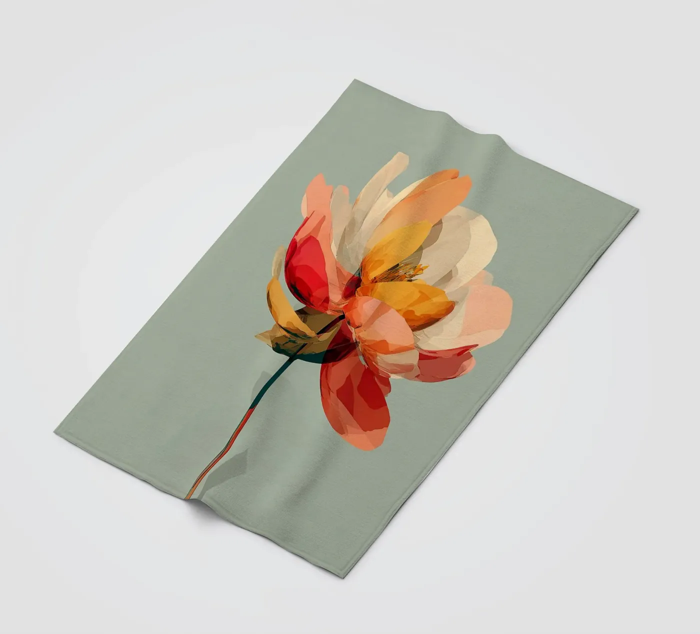 Floral Study Fleecedecke von michi