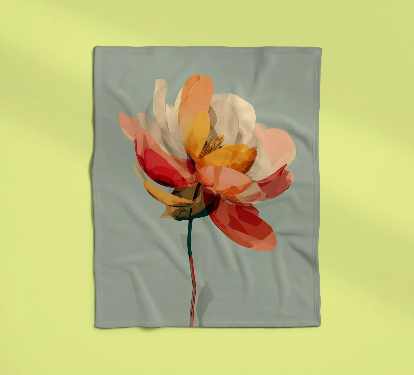Floral Study Fleecedecke von michi