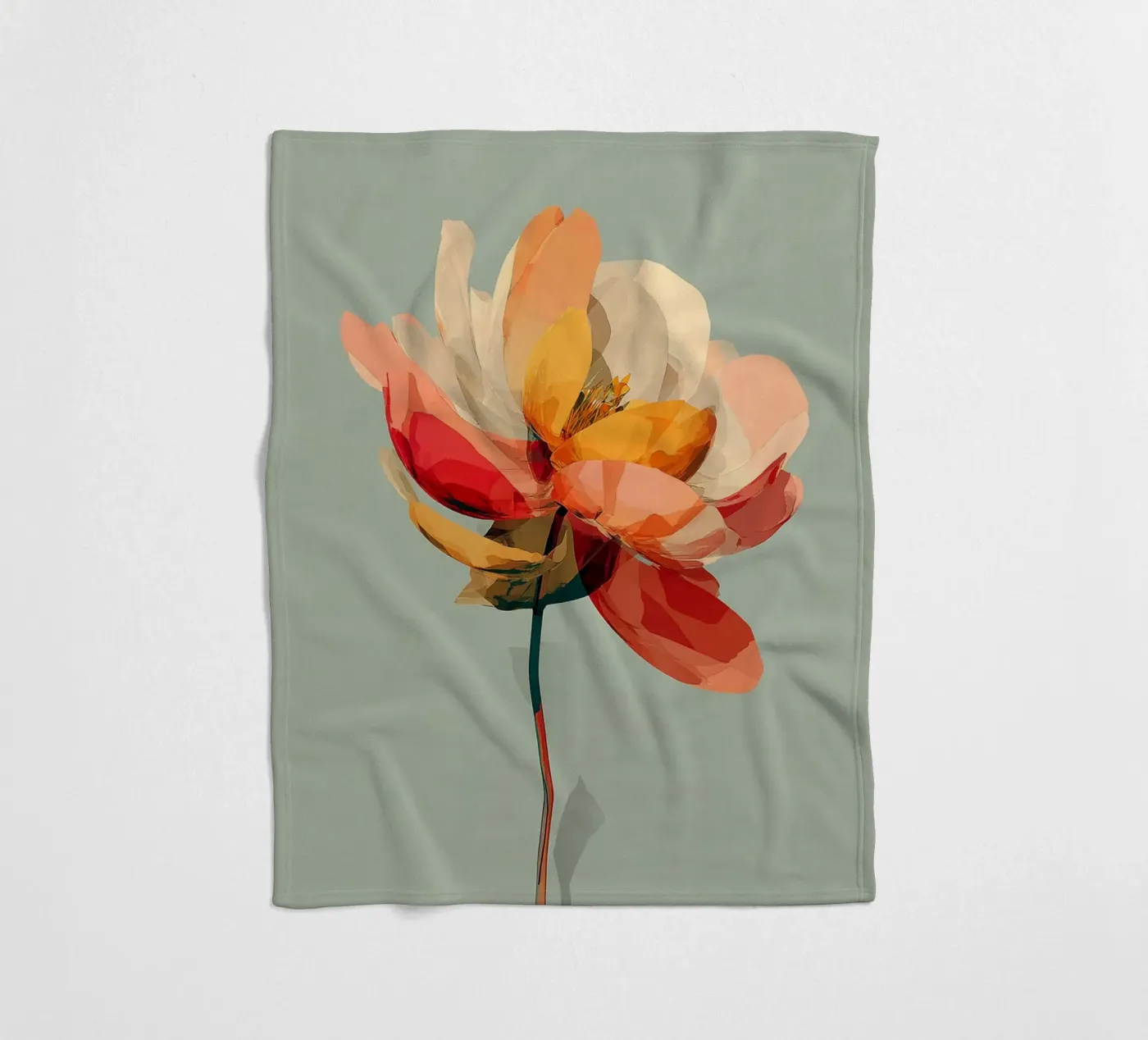 Floral Study Fleecedecke von michi
