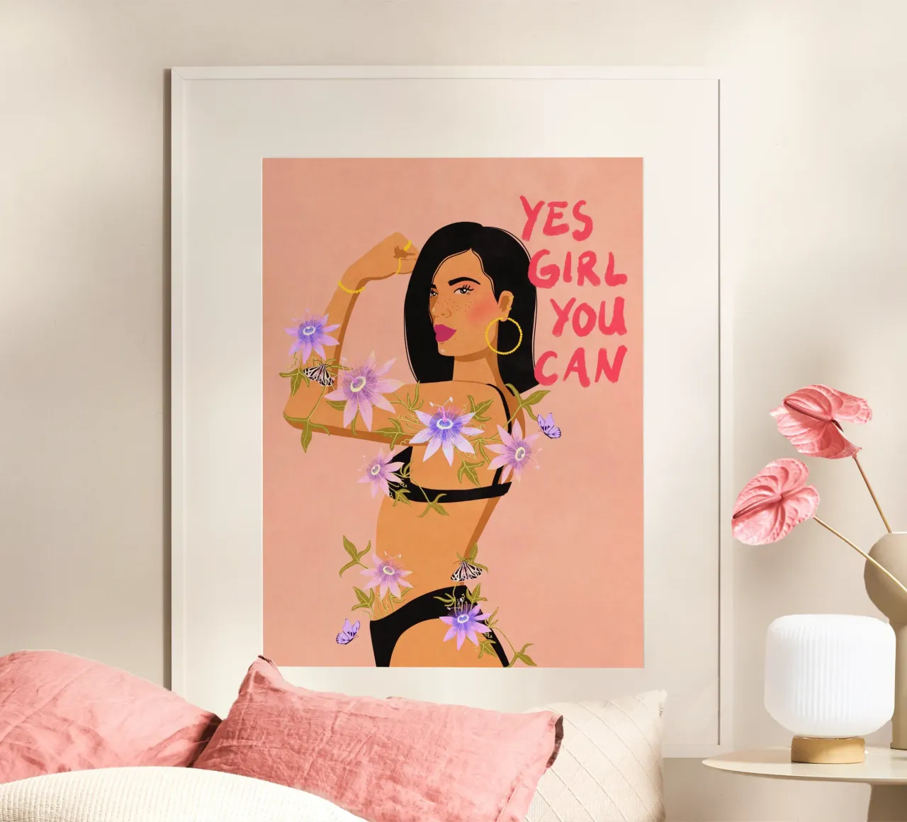 Yes Girl you can poster de Illustration Raissa Oltmanns