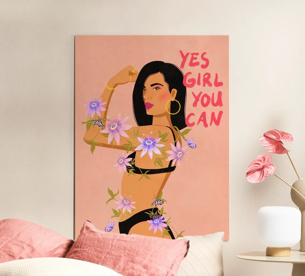 Yes Girl you can poster de Illustration Raissa Oltmanns