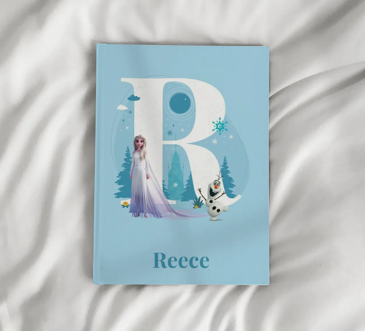 Frozen Elsa & Olaf - Letter R with name notebook by Frozen