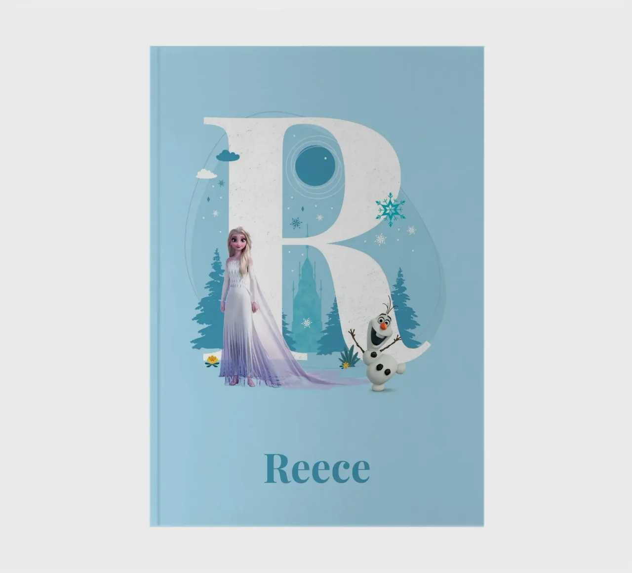 Frozen Elsa & Olaf - Letter R with name notebook by Frozen