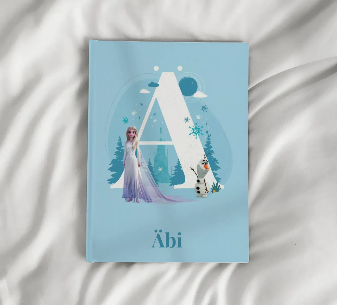 Frozen Elsa & Olaf - Letter Ä with name notebook by Frozen