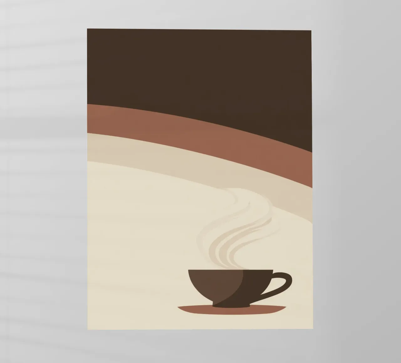 Tazza di caffè in stile retrò pellicola backlit da Aralyn