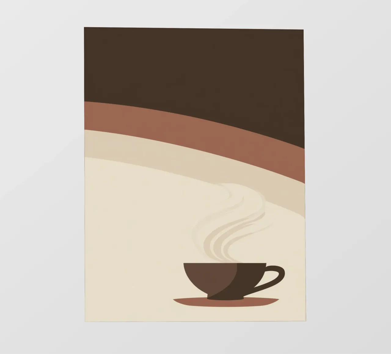 Tazza di caffè in stile retrò pellicola backlit da Aralyn