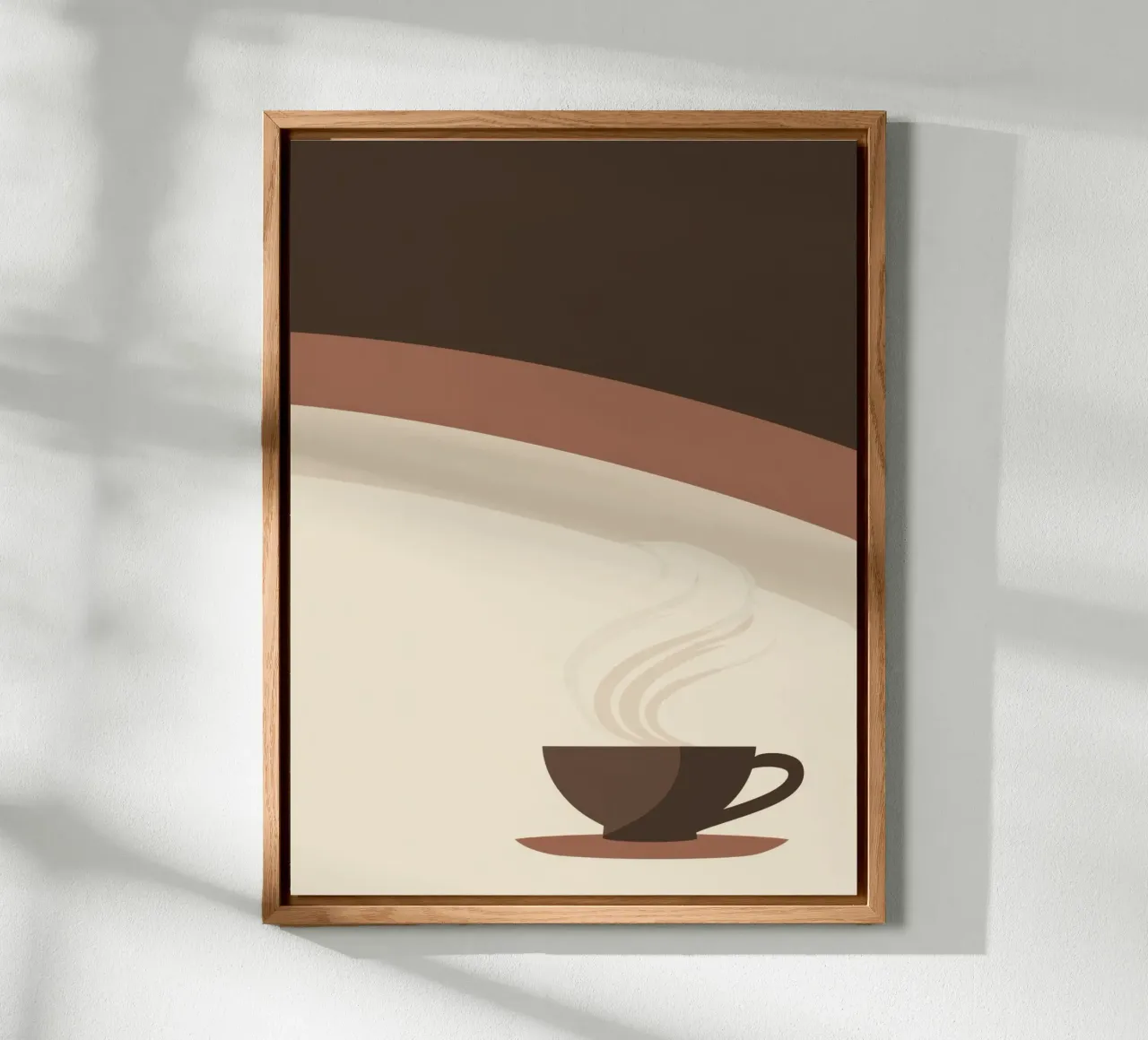 Tazza di caffè in stile retrò alluminio dibond da Aralyn