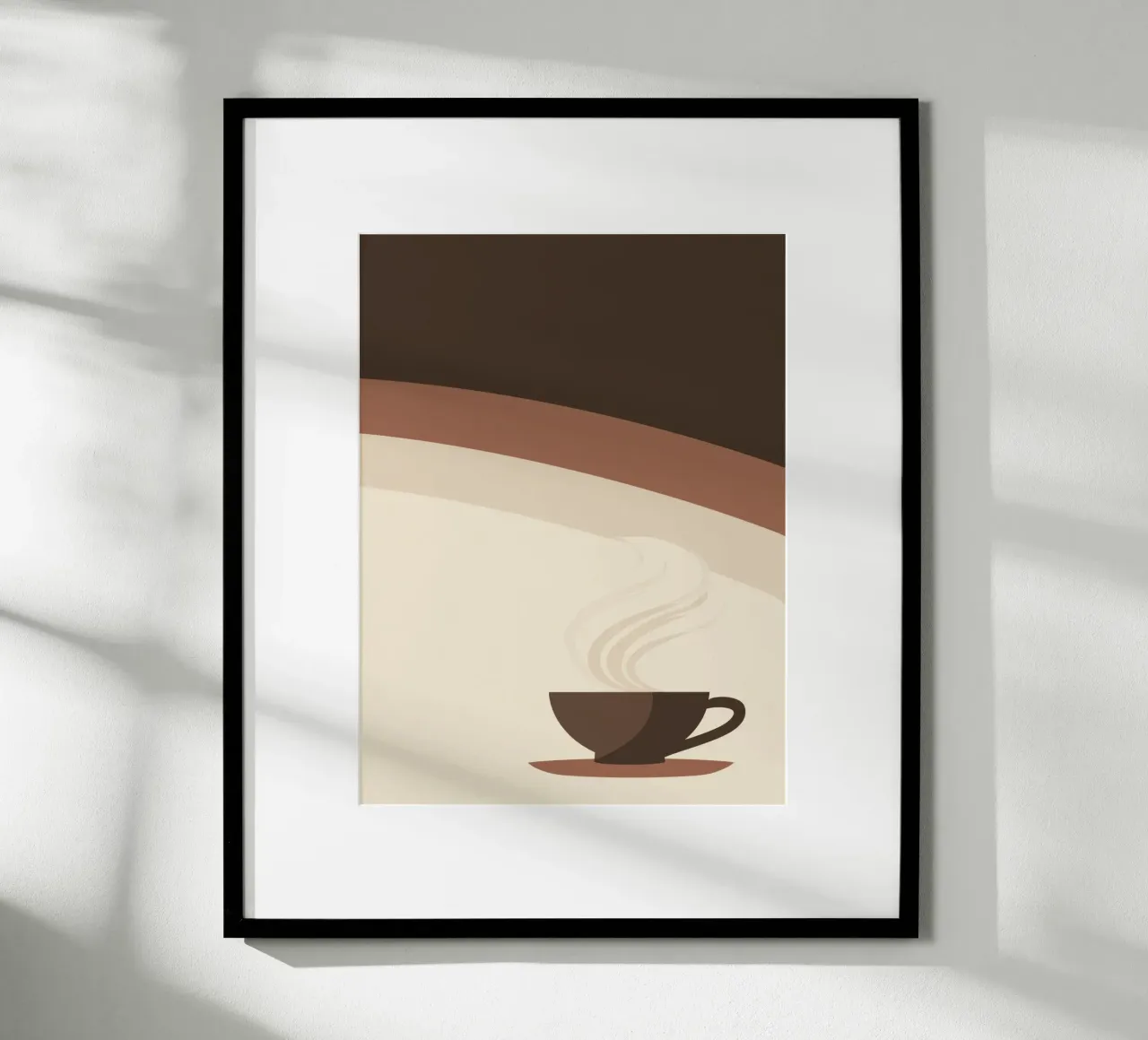 Tazza di caffè in stile retrò carta hahnemühle da Aralyn