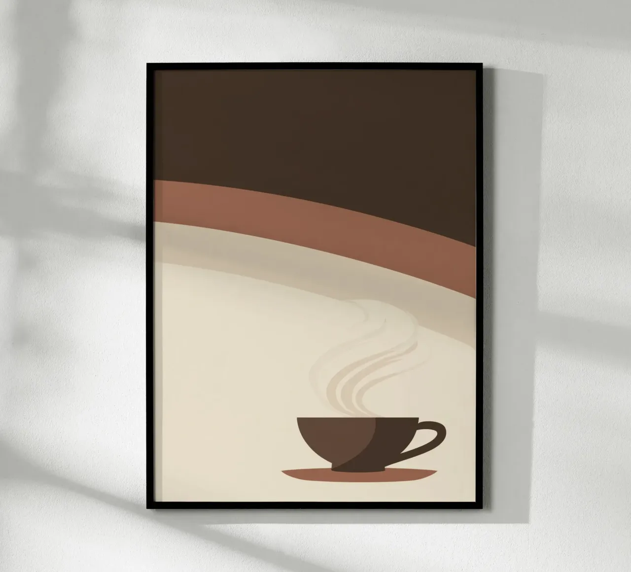 Tazza di caffè in stile retrò carta hahnemühle da Aralyn