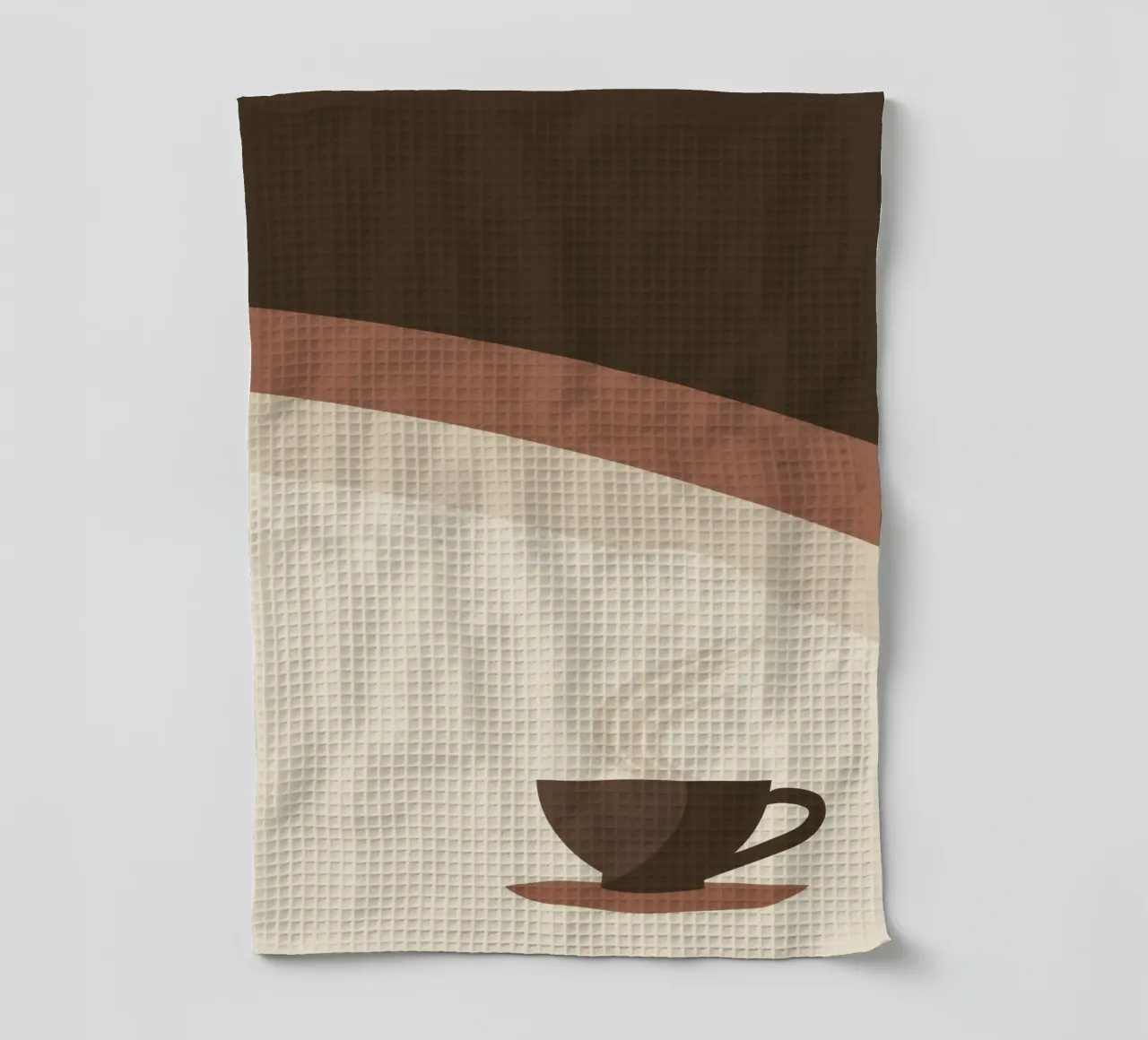 Tazza di caffè in stile retrò canovaccio da cucina da Aralyn