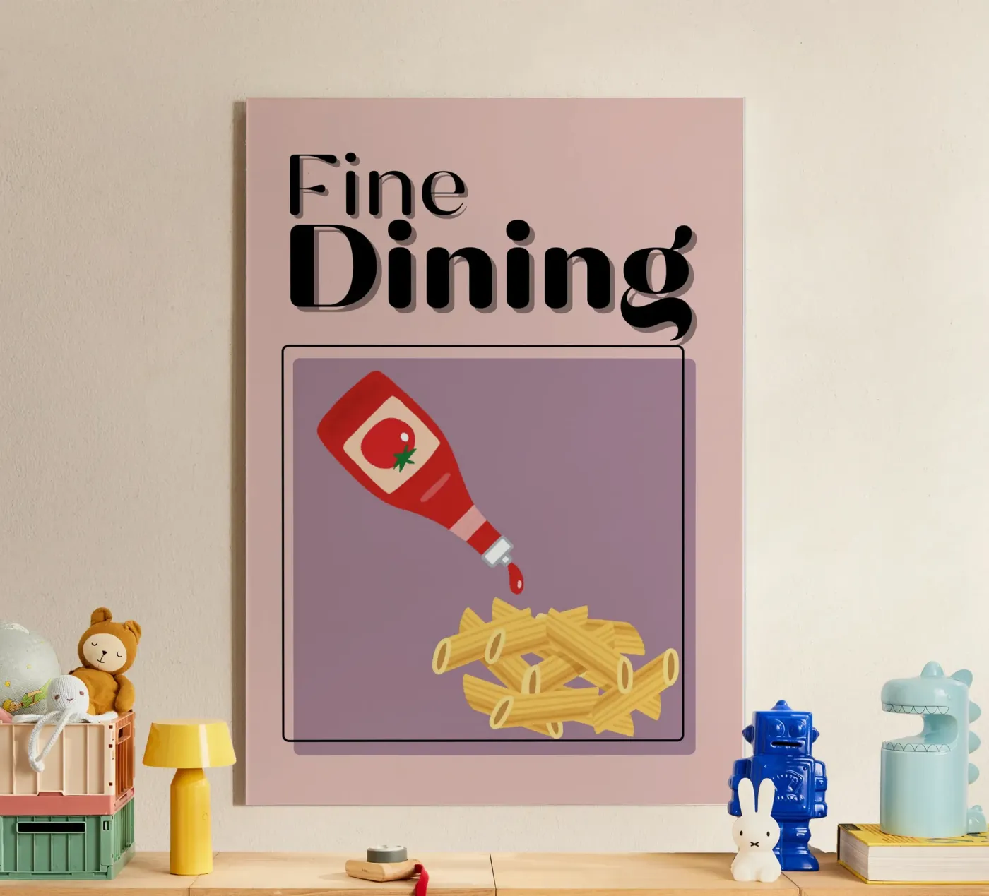 Fine Dining acryl van Cancel Simplicity