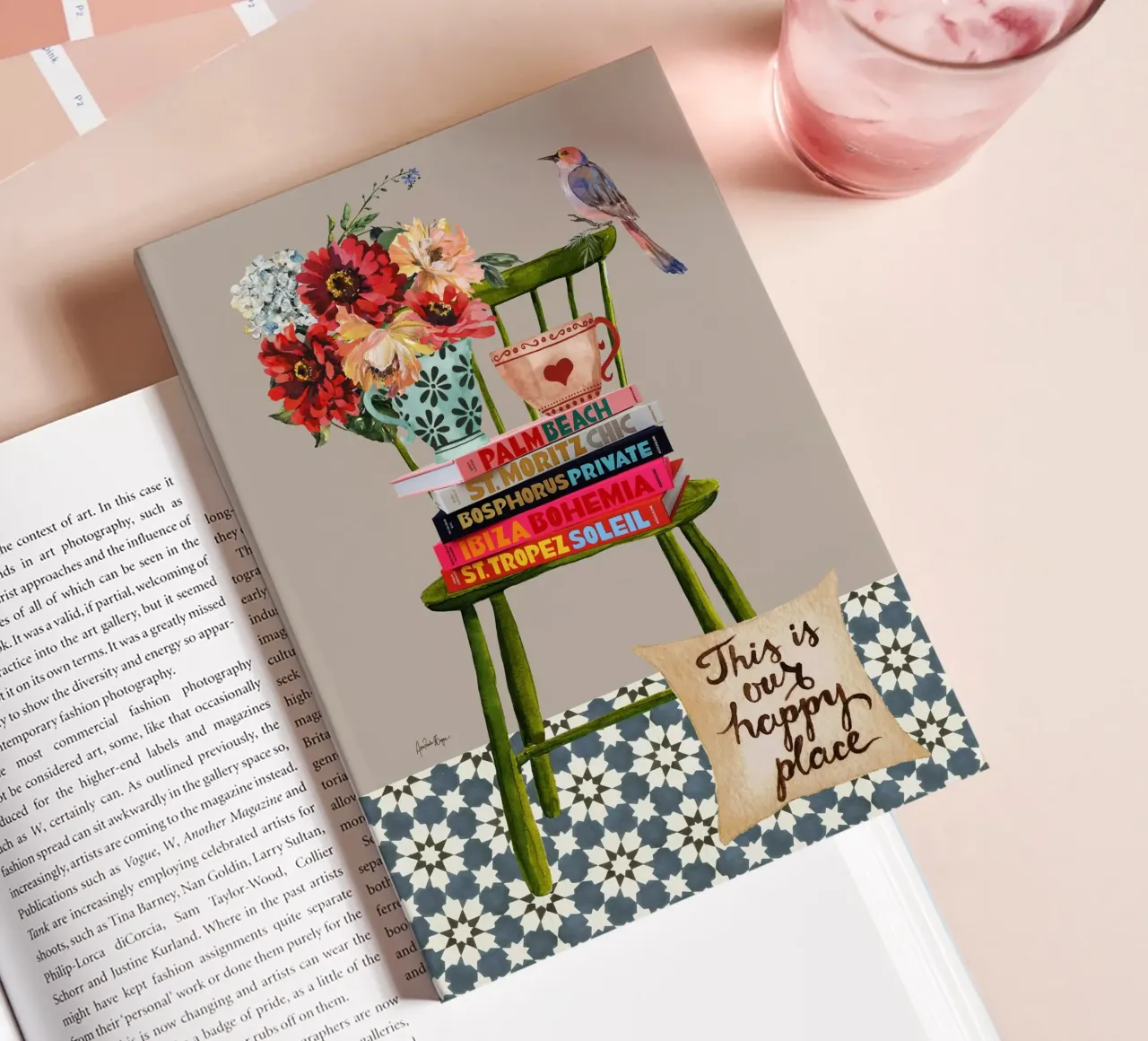 Happy Place notebook by Ana Paula Hoppe