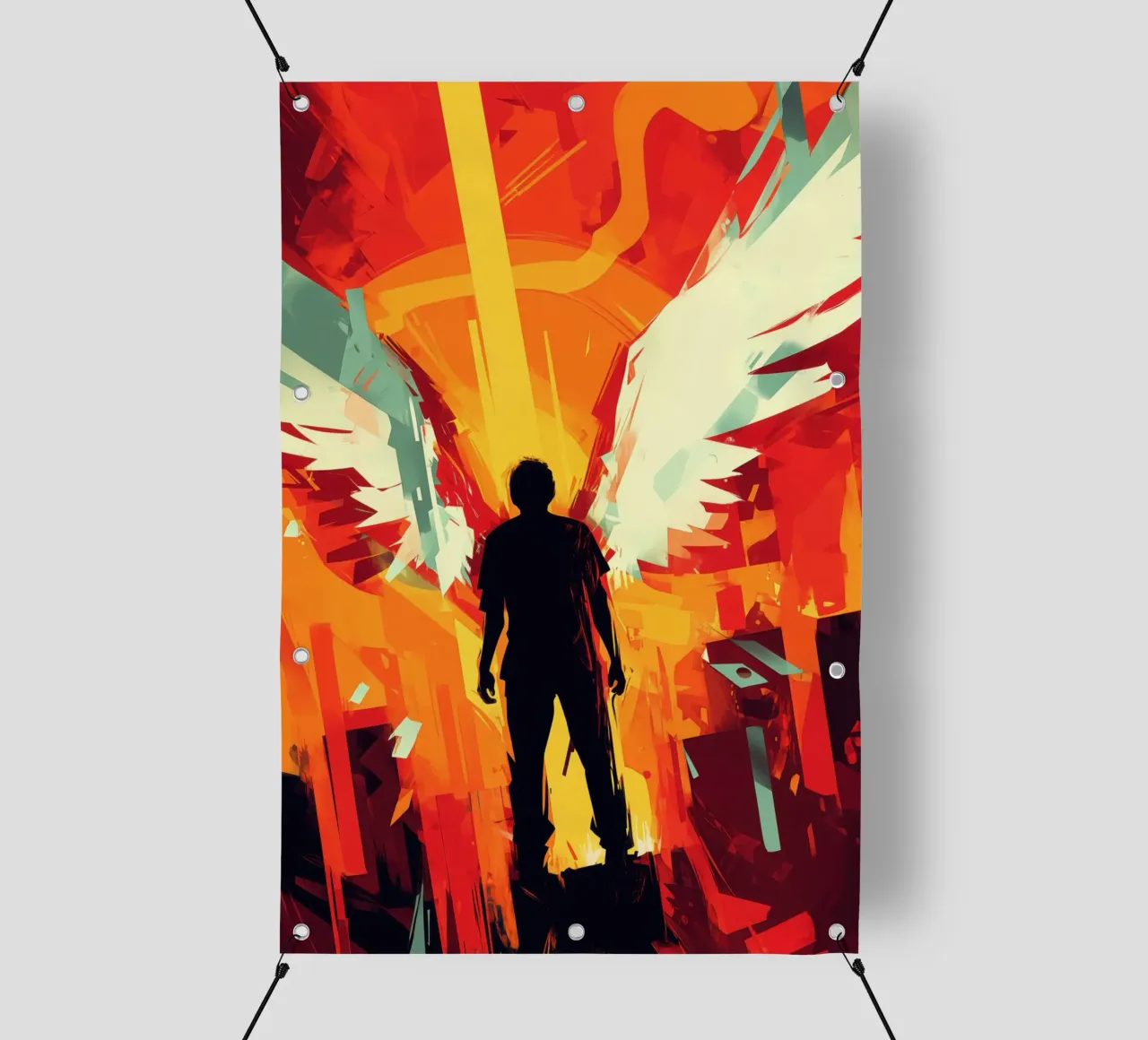 Icarus | Cyberpunk e mito telo in pvc da Autofocus