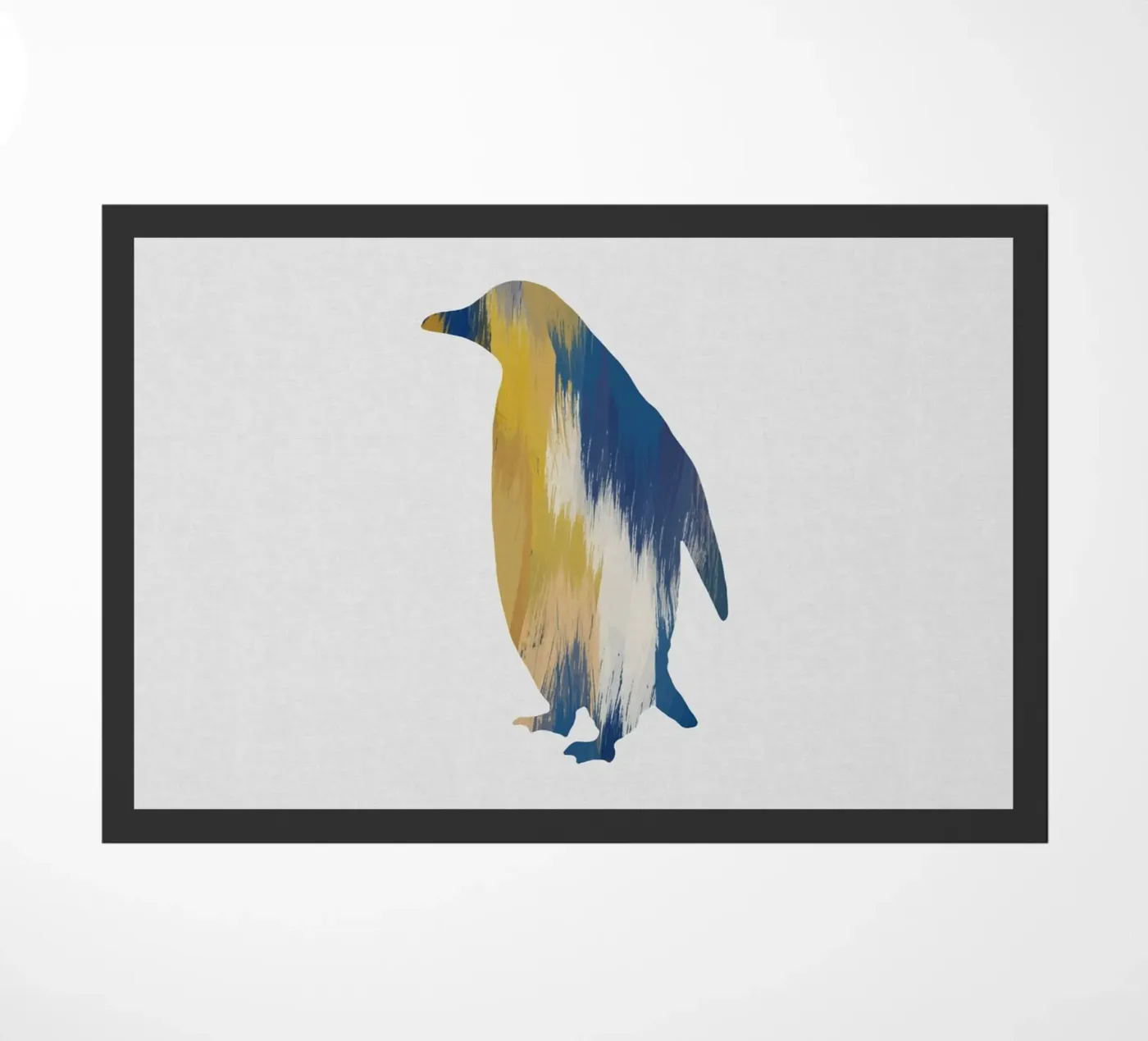 Blue & Yellow Penguin zerbino da Orara Studio