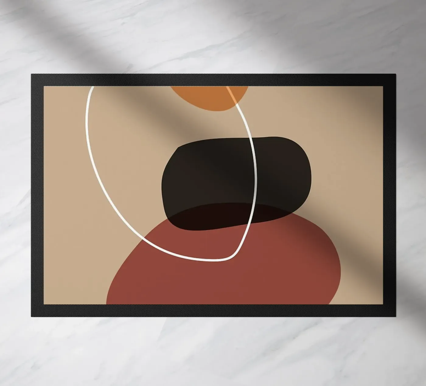 Aesthetic geometry pattern paillasson de helloworld