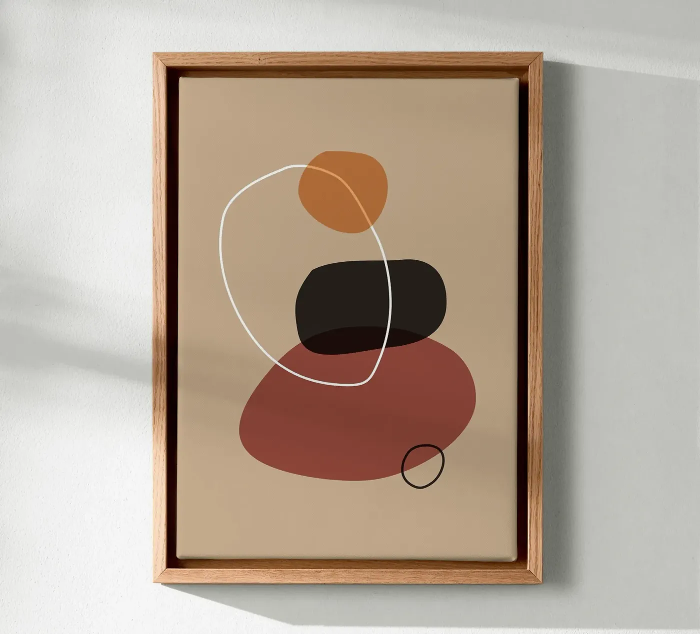 Aesthetic geometry pattern Leinwand von helloworld