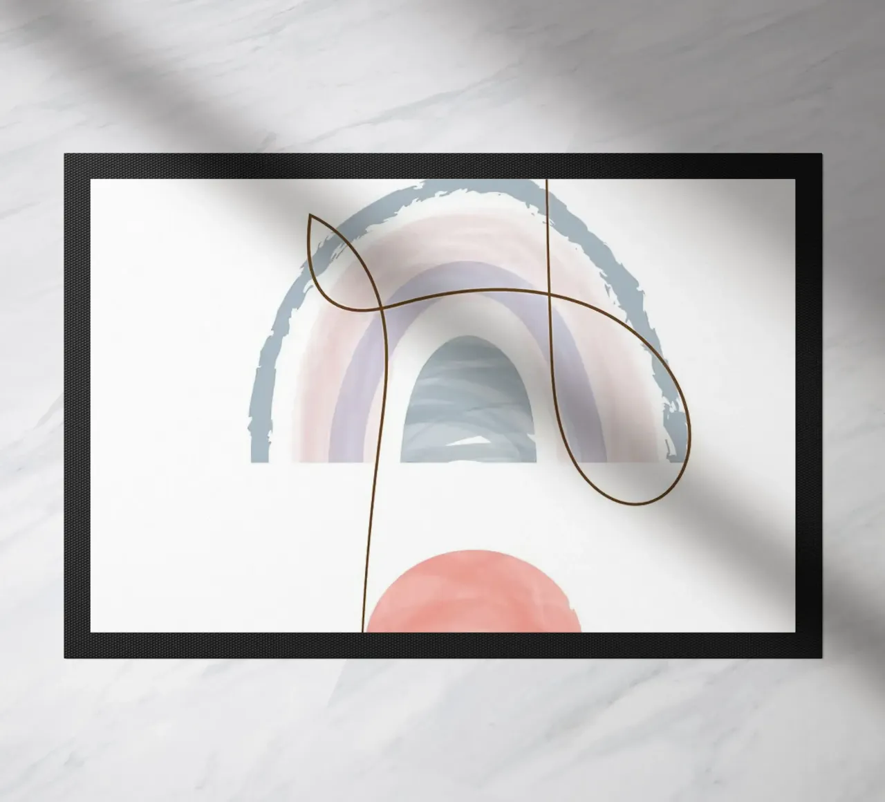 Line art arcobaleno bohémien zerbino da helloworld