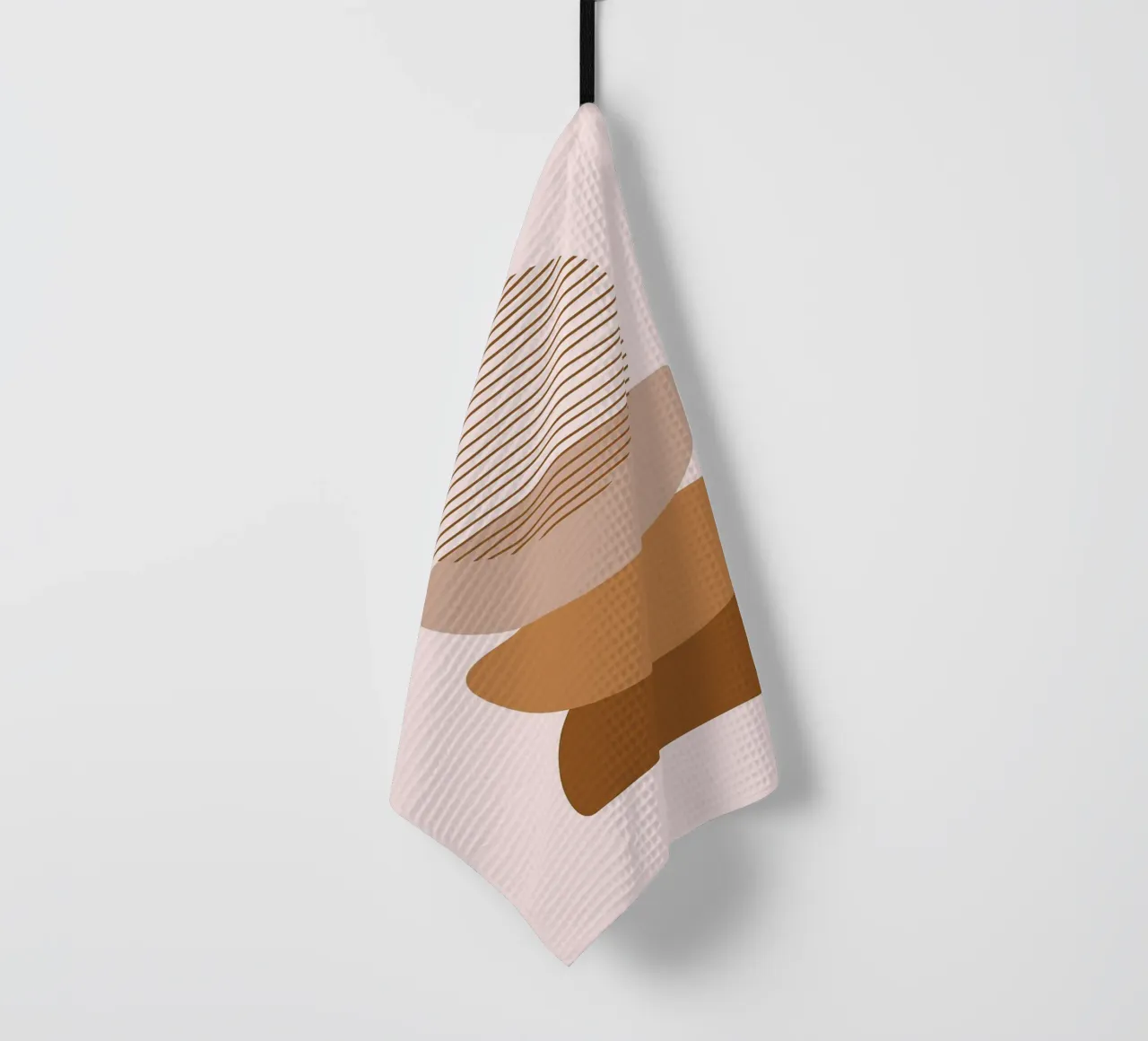 Boho abstrait Art minimal torchon de helloworld