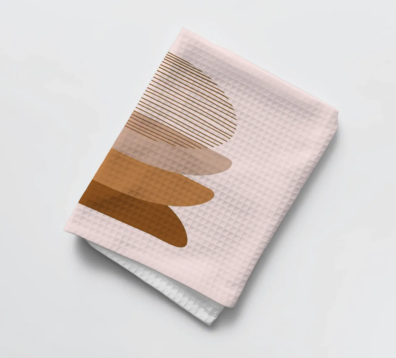 Boho abstrait Art minimal torchon de helloworld