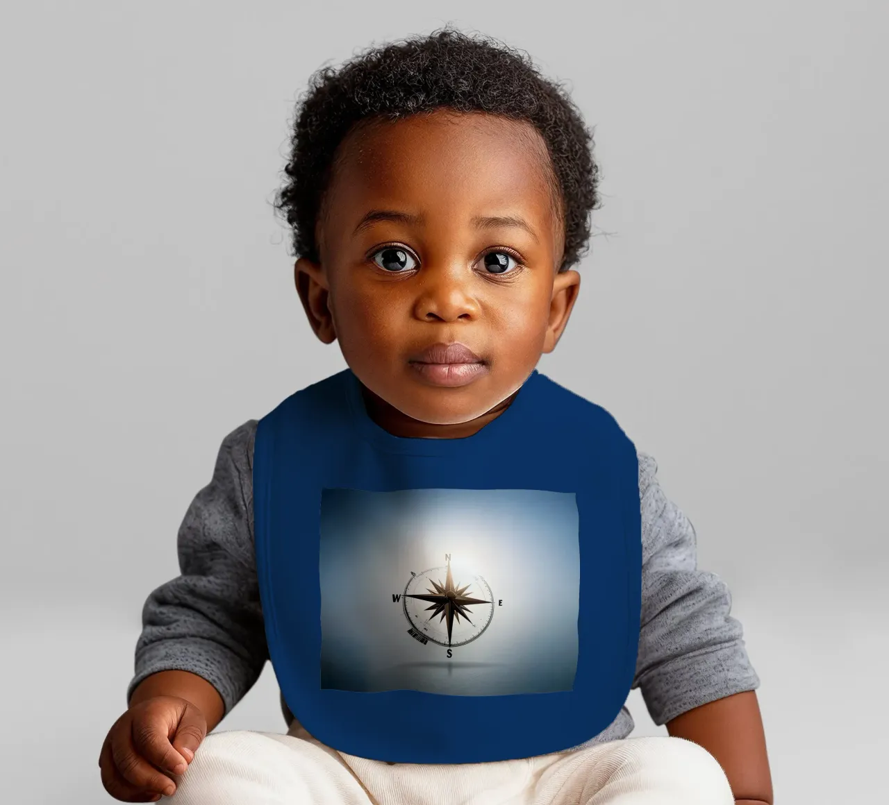 rosa dei venti bavaglino da Piccola Serenata