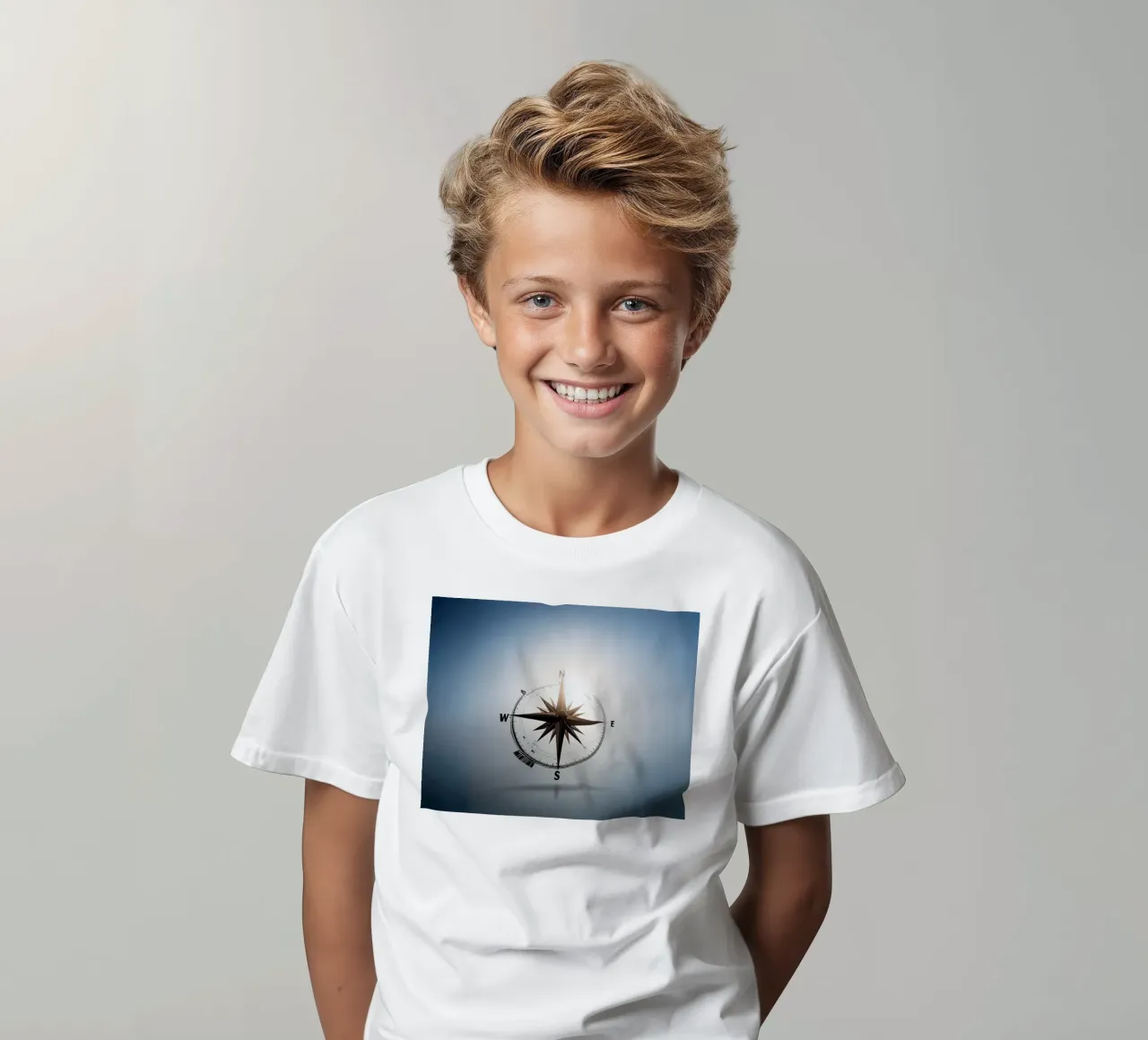 windroos kinder t-shirt van Piccola Serenata