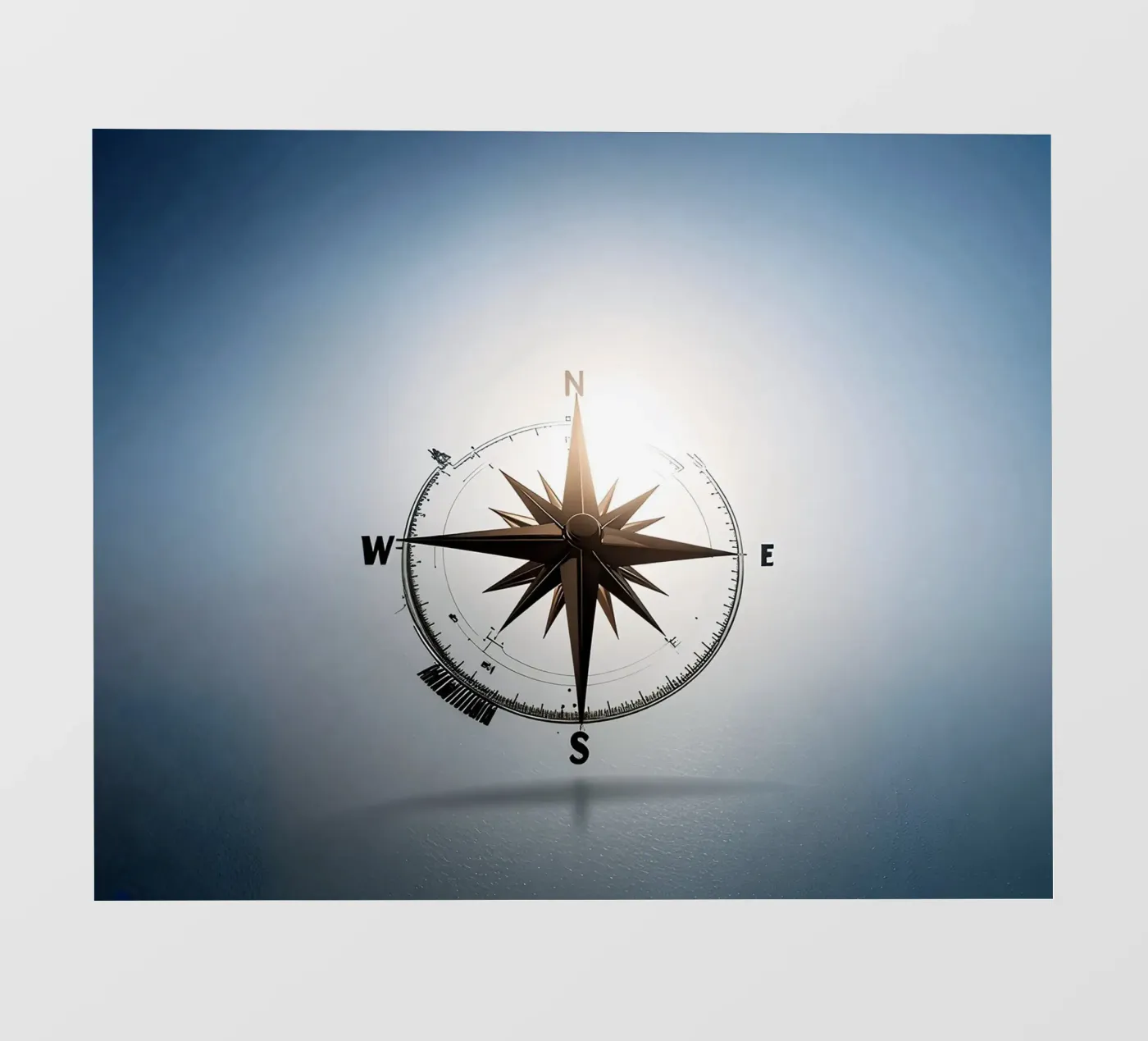 compass rose photo wallpaper by Piccola Serenata
