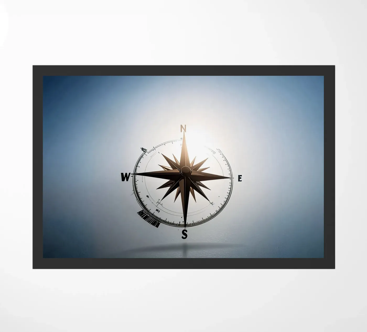 Kompassrose Fußmatte von Piccola Serenata