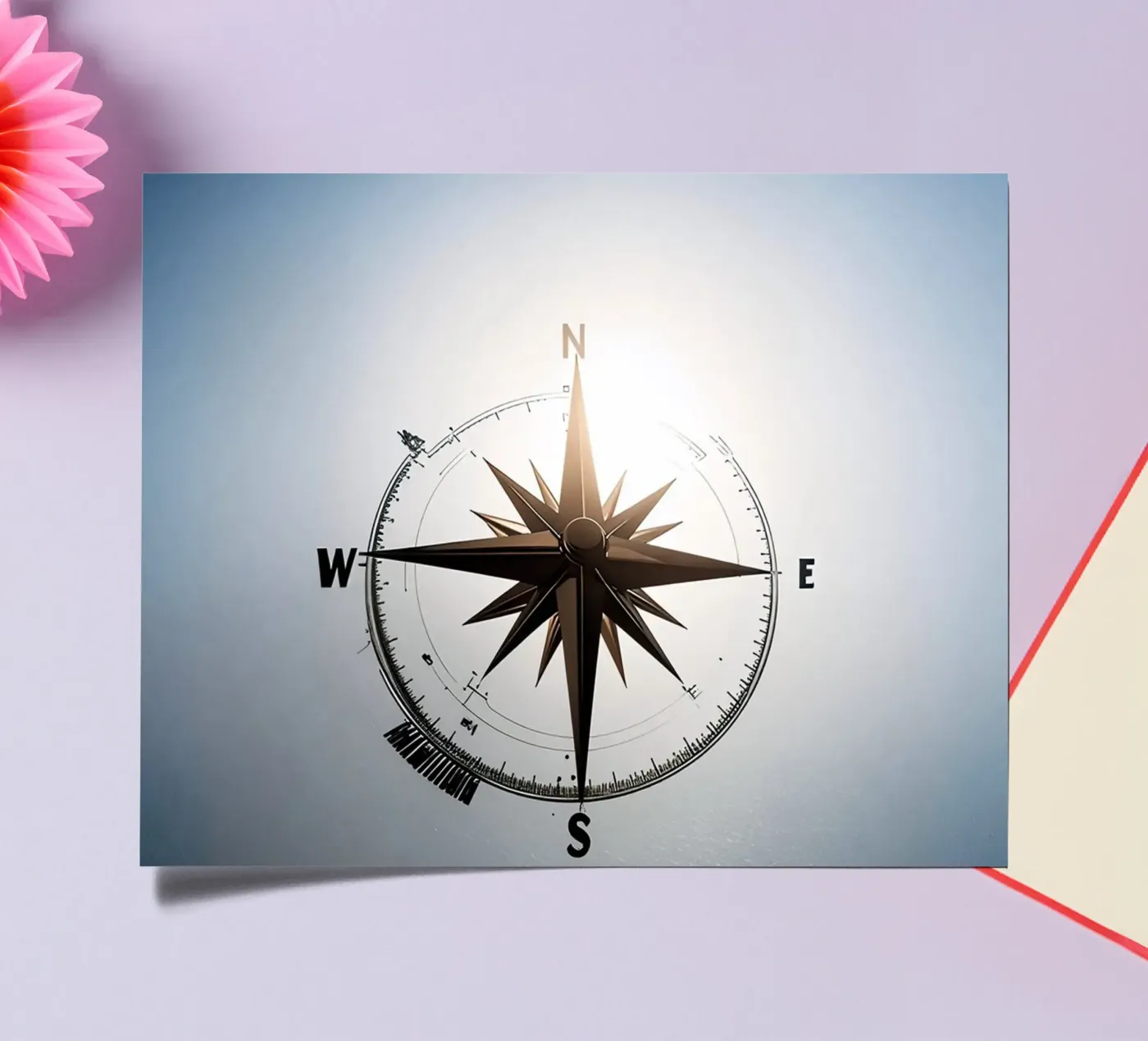 compass rose sticker sheet by Piccola Serenata