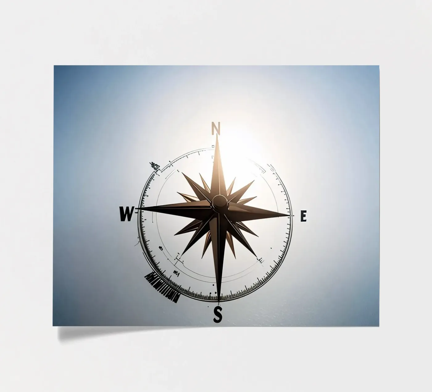 compass rose sticker sheet by Piccola Serenata