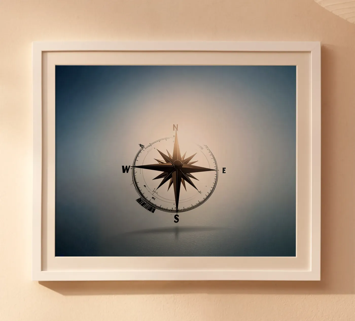 Kompassrose Poster von Piccola Serenata