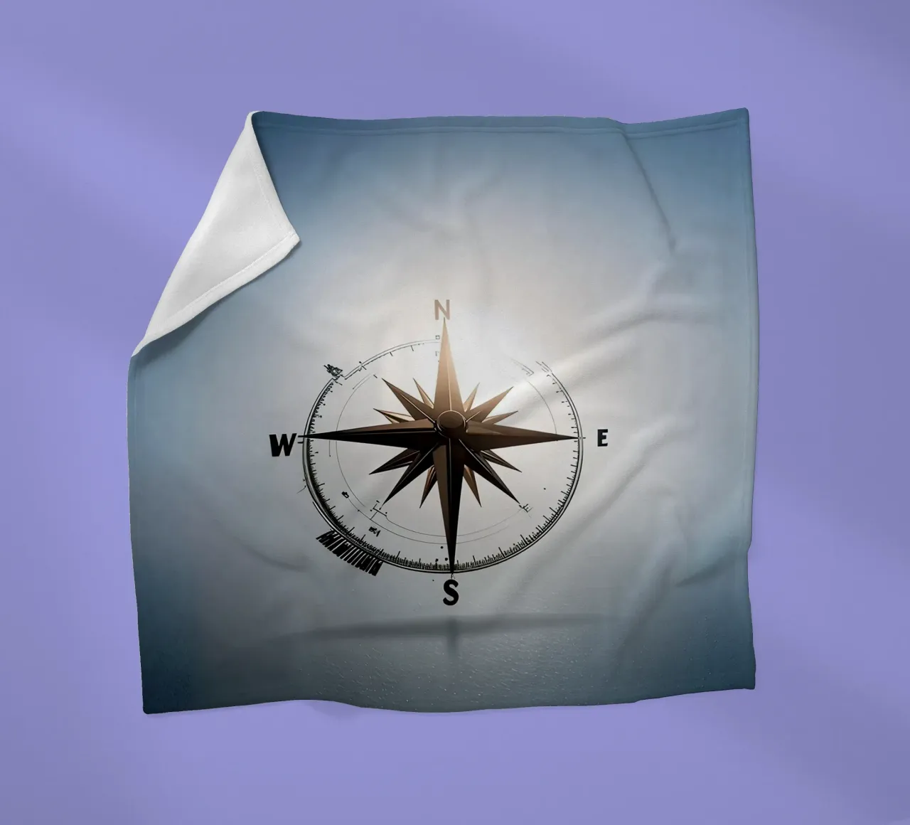 windroos fleecedeken van Piccola Serenata