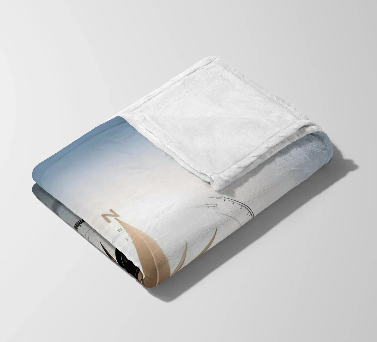 windroos fleecedeken van Piccola Serenata