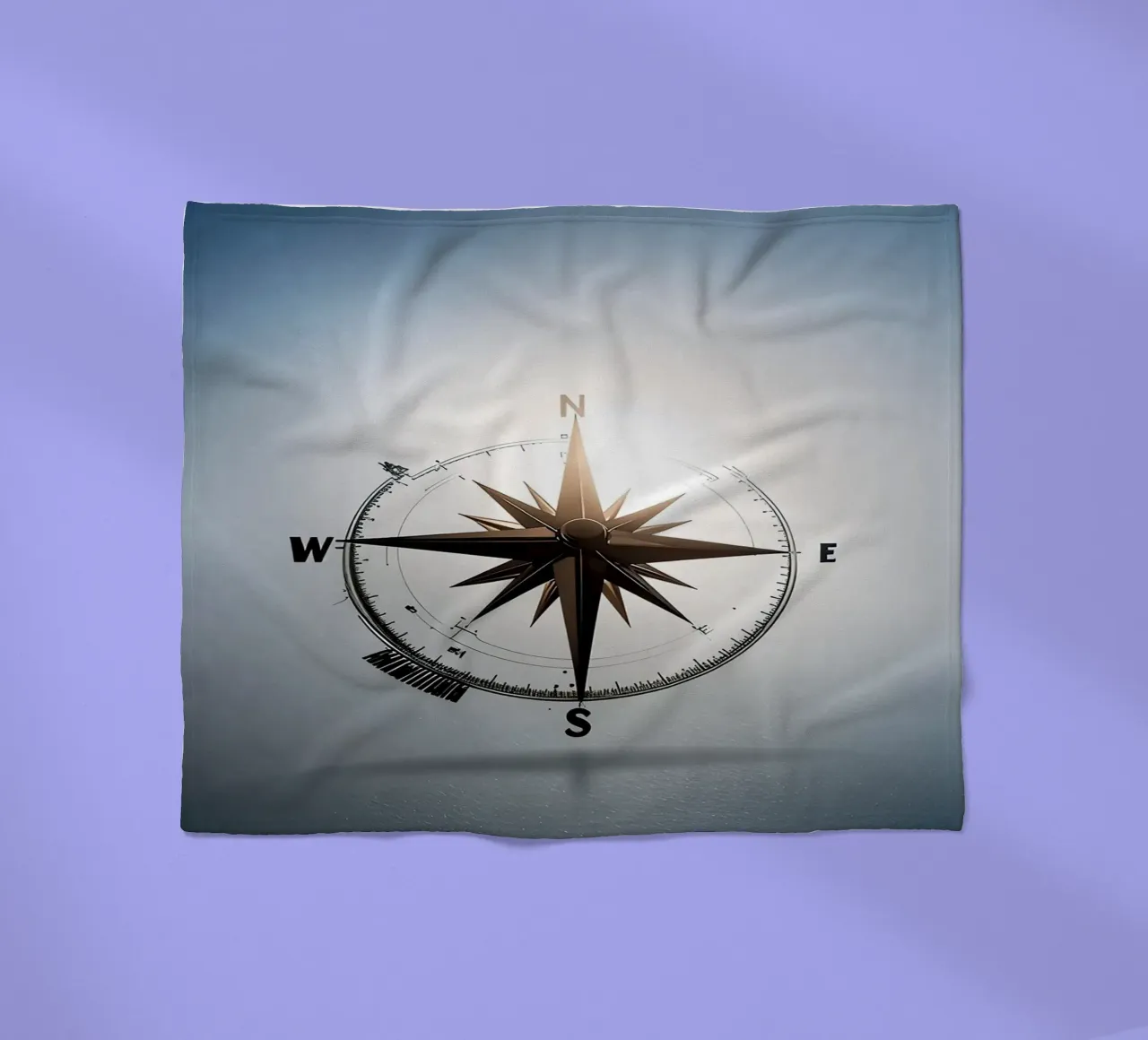 windroos fleecedeken van Piccola Serenata