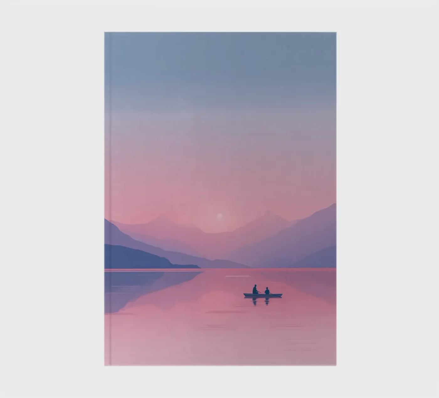 Sunset Reflections notebook by Tinyverse Studio