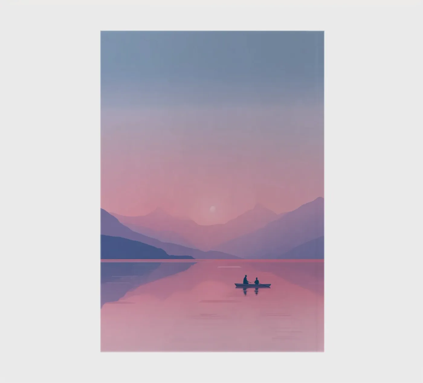 Sunset Reflections notebook by Tinyverse Studio