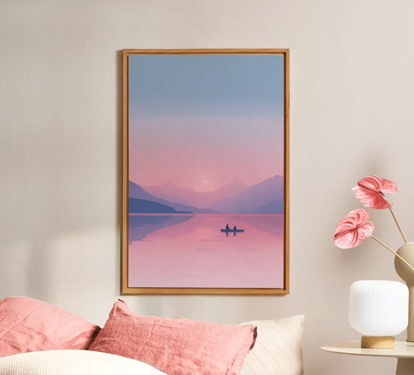 Sunset Reflections pannello forex da Tinyverse Studio