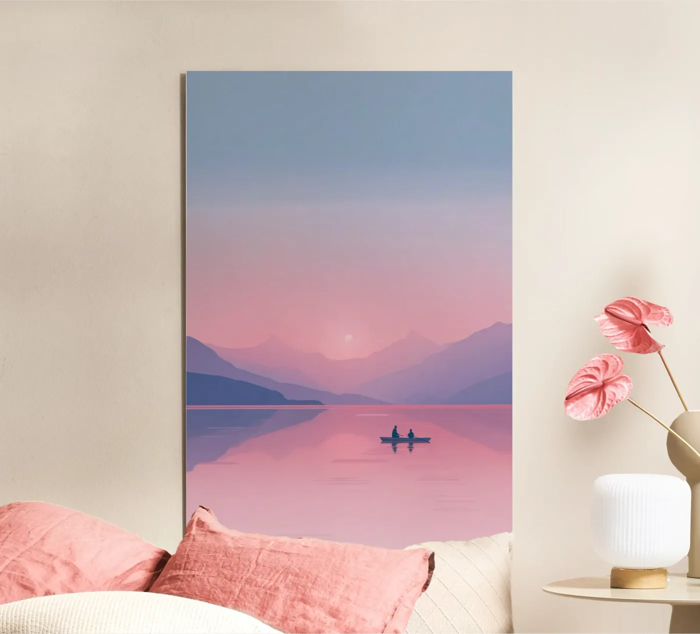 Sunset Reflections Forex-Platte von Tinyverse Studio