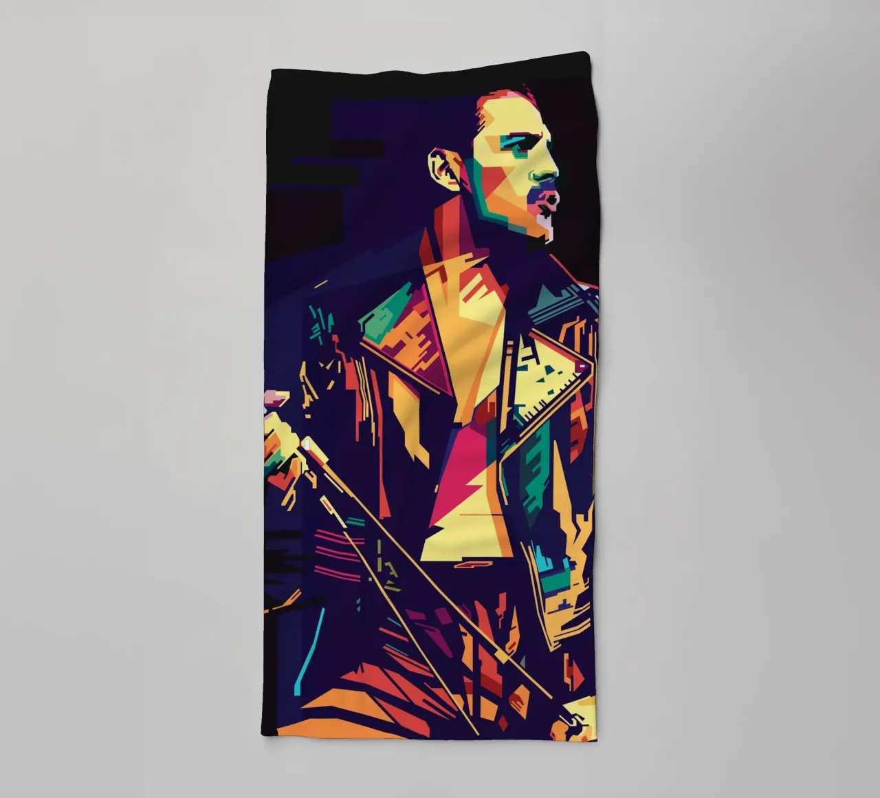 Freddie 4rever Style WPAP badhanddoek van SW Artwork