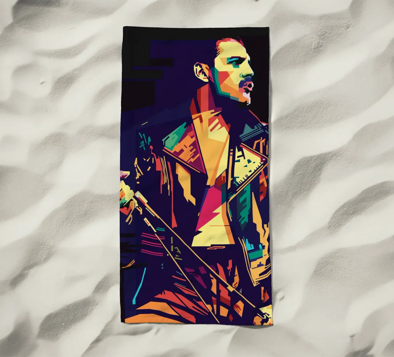 Freddie 4rever Style WPAP toalla de playa de SW Artwork