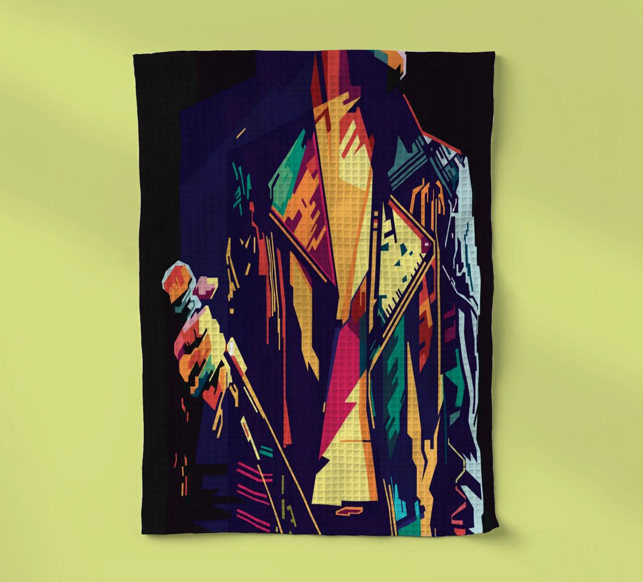 Freddie 4rever Style WPAP Geschirrtuch von SW Artwork