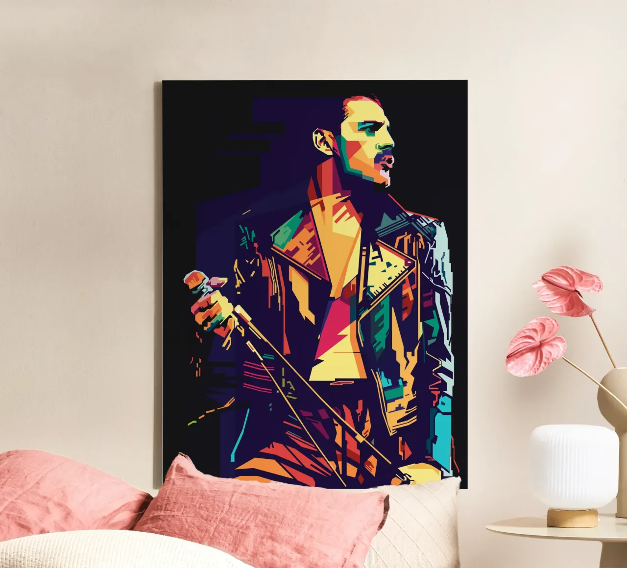 Freddie 4rever Style WPAP canvas with Floater frame by SW Artwork
