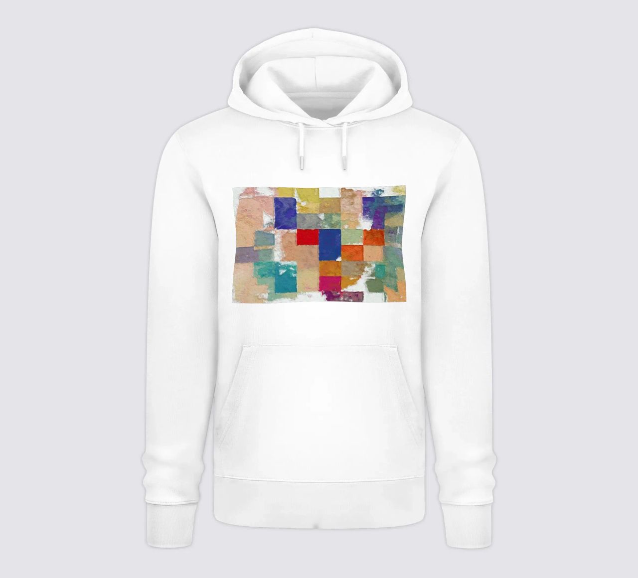 Color Squares felpa con cappuccio da In Full Color