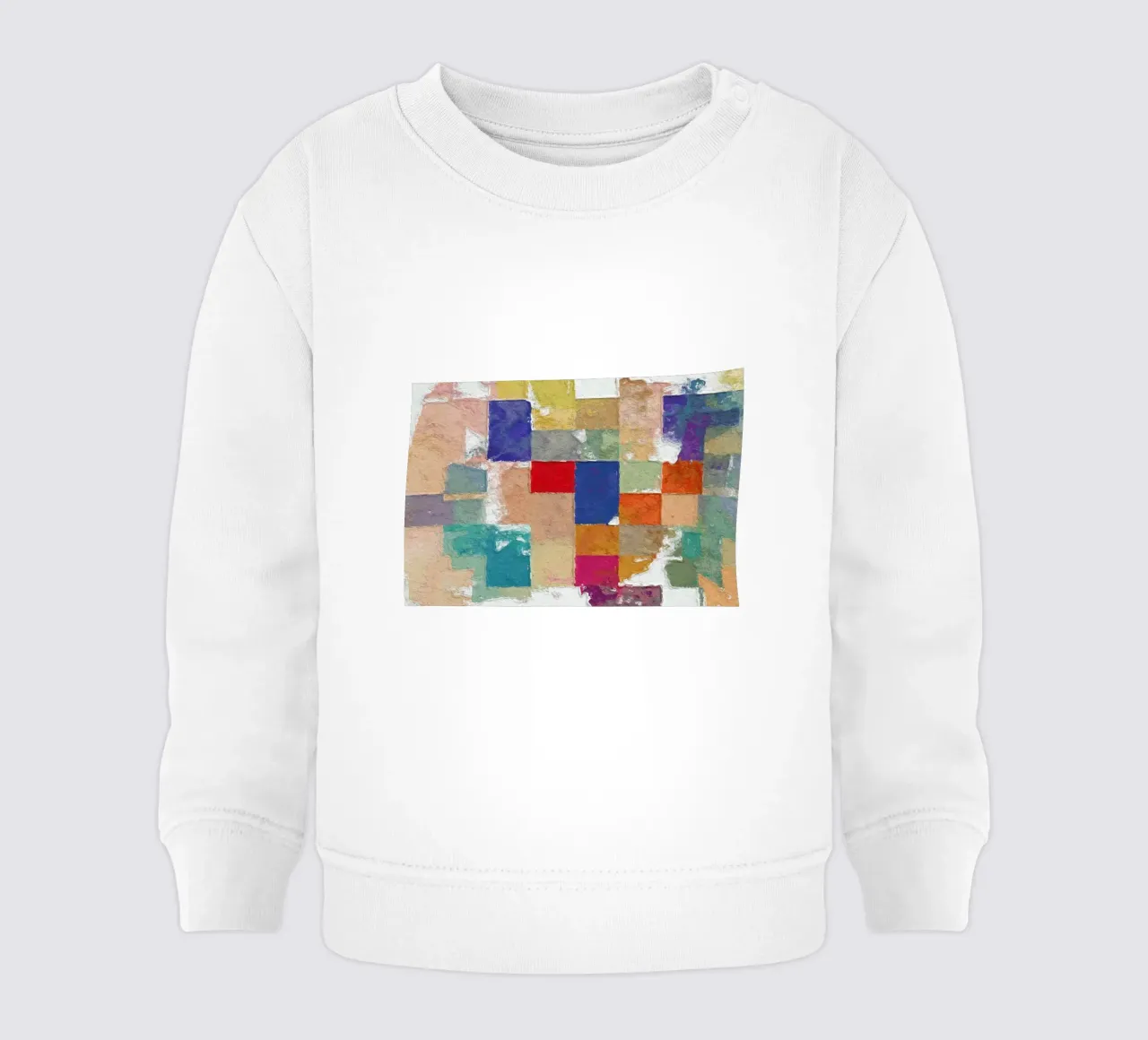 Color Squares baby sweatshirt by In Full Color
