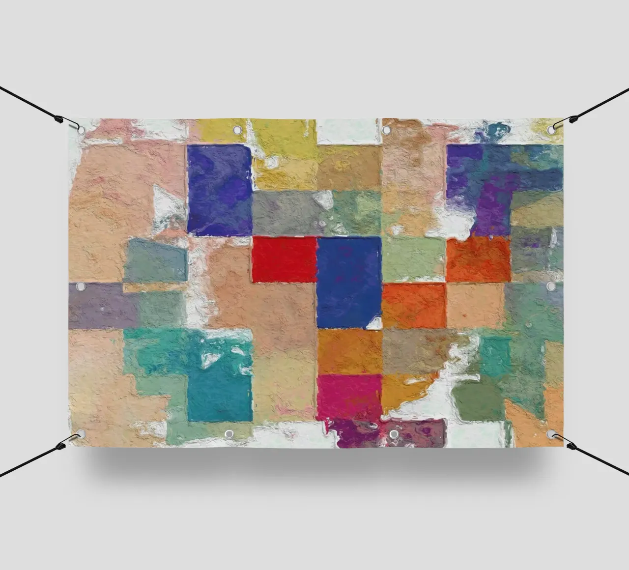 Color Squares telo in pvc da In Full Color