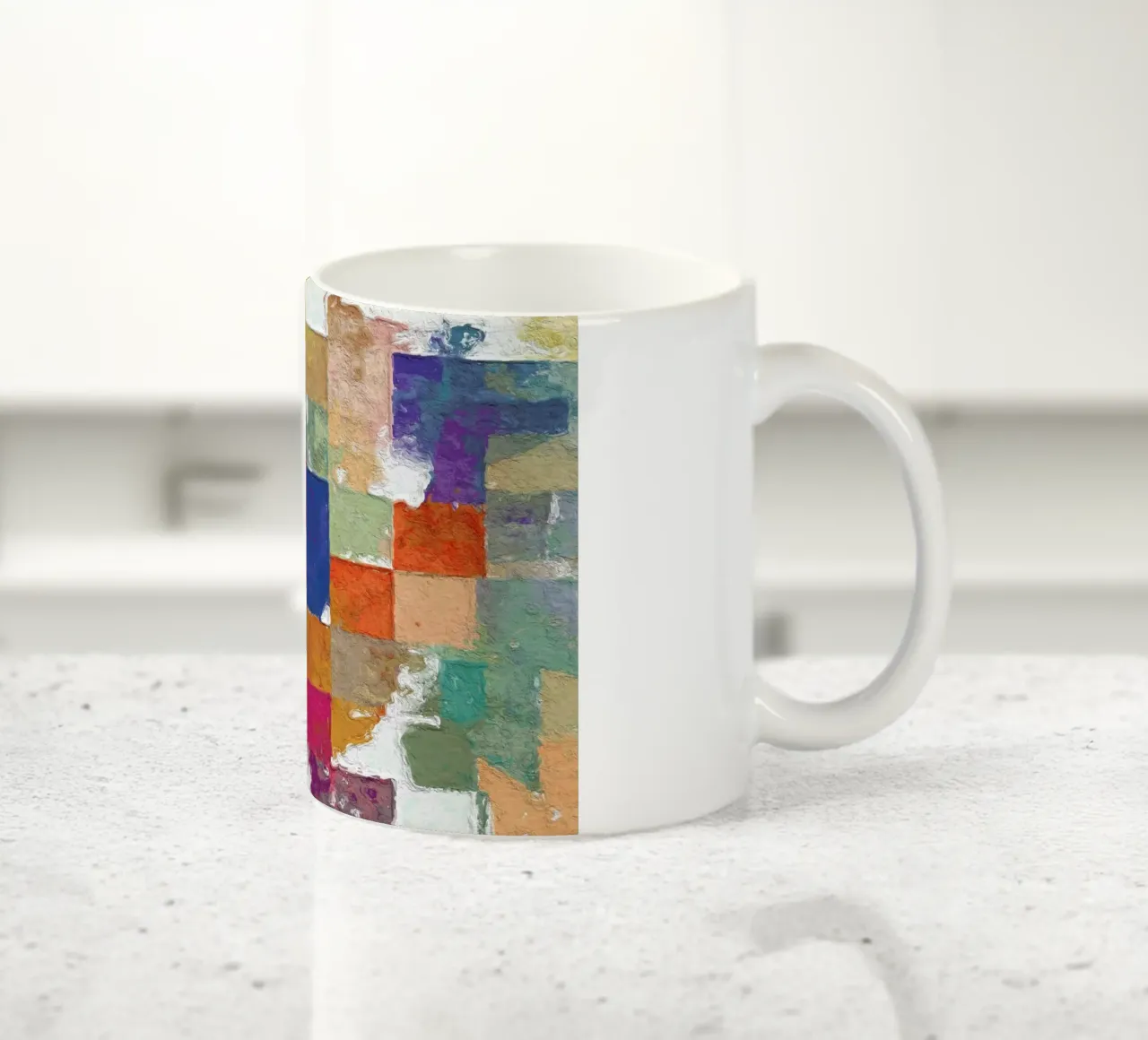 Color Squares tazza in ceramica da In Full Color