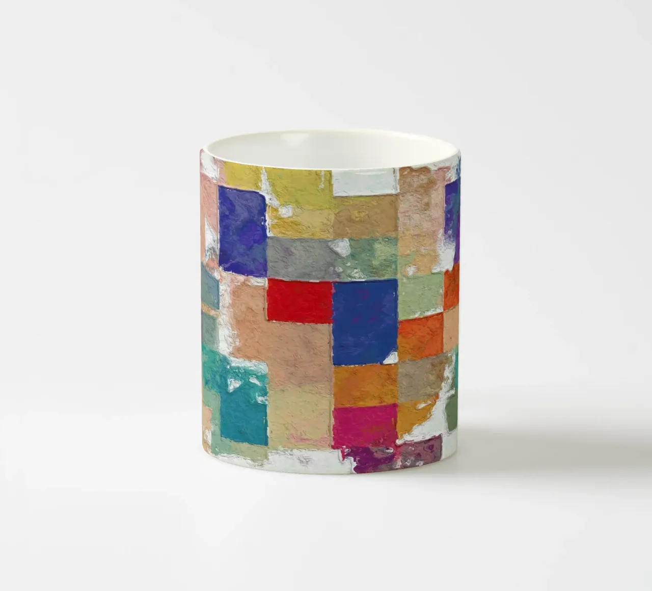 Color Squares tazza in ceramica da In Full Color