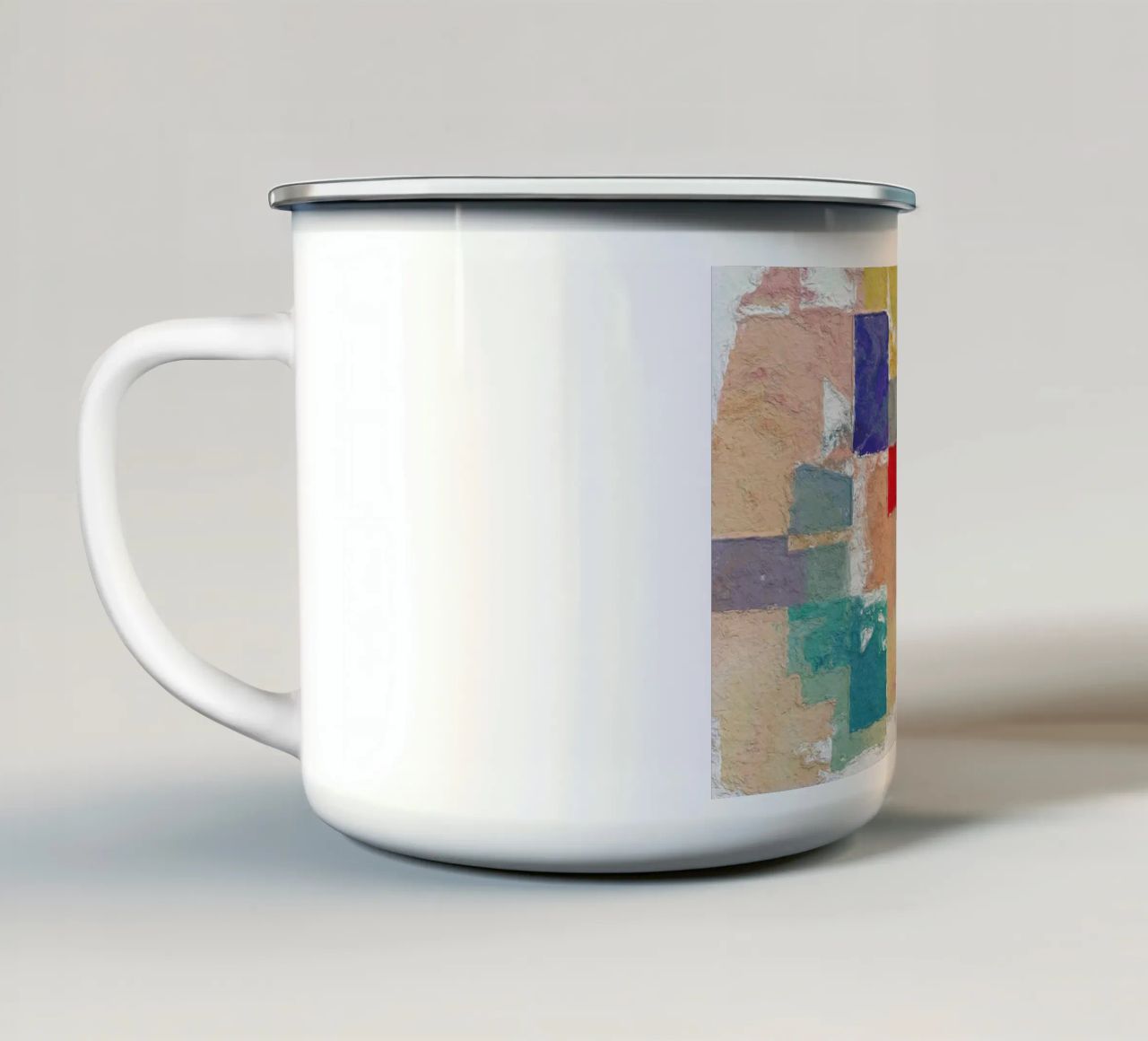Color Squares tazza in smalto da In Full Color
