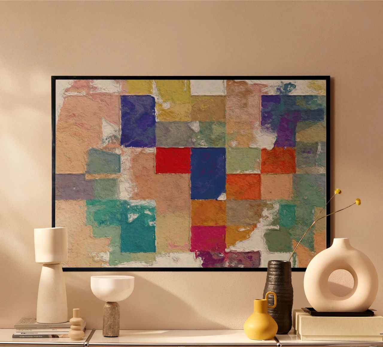 Color Squares poster by In Full Color
