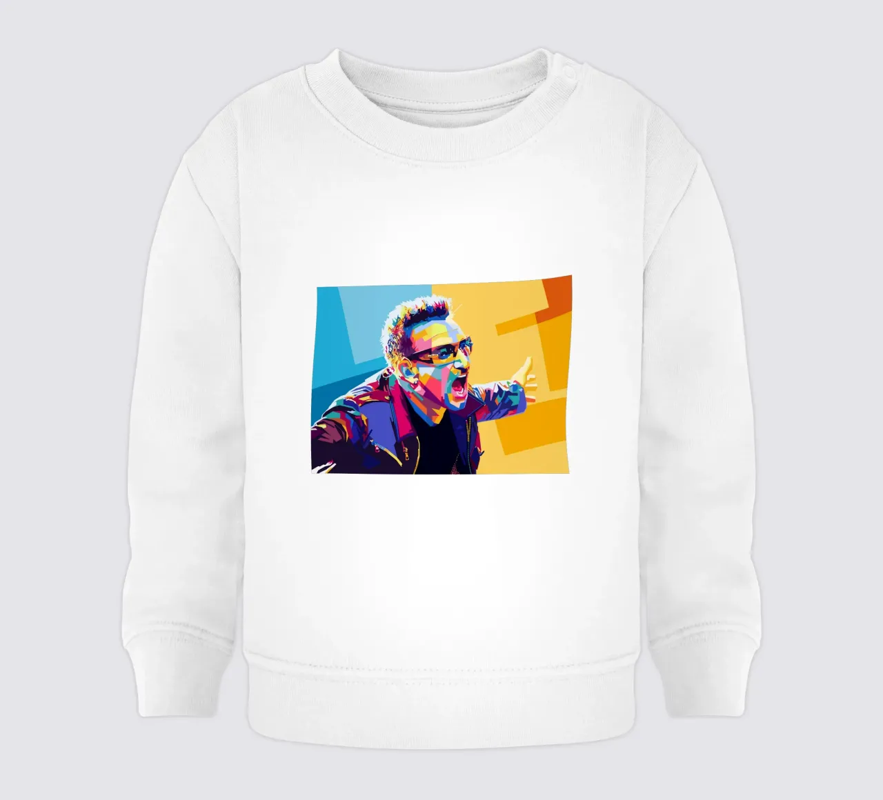 Bono Style WPAP Baby Sweatshirt von SW Artwork
