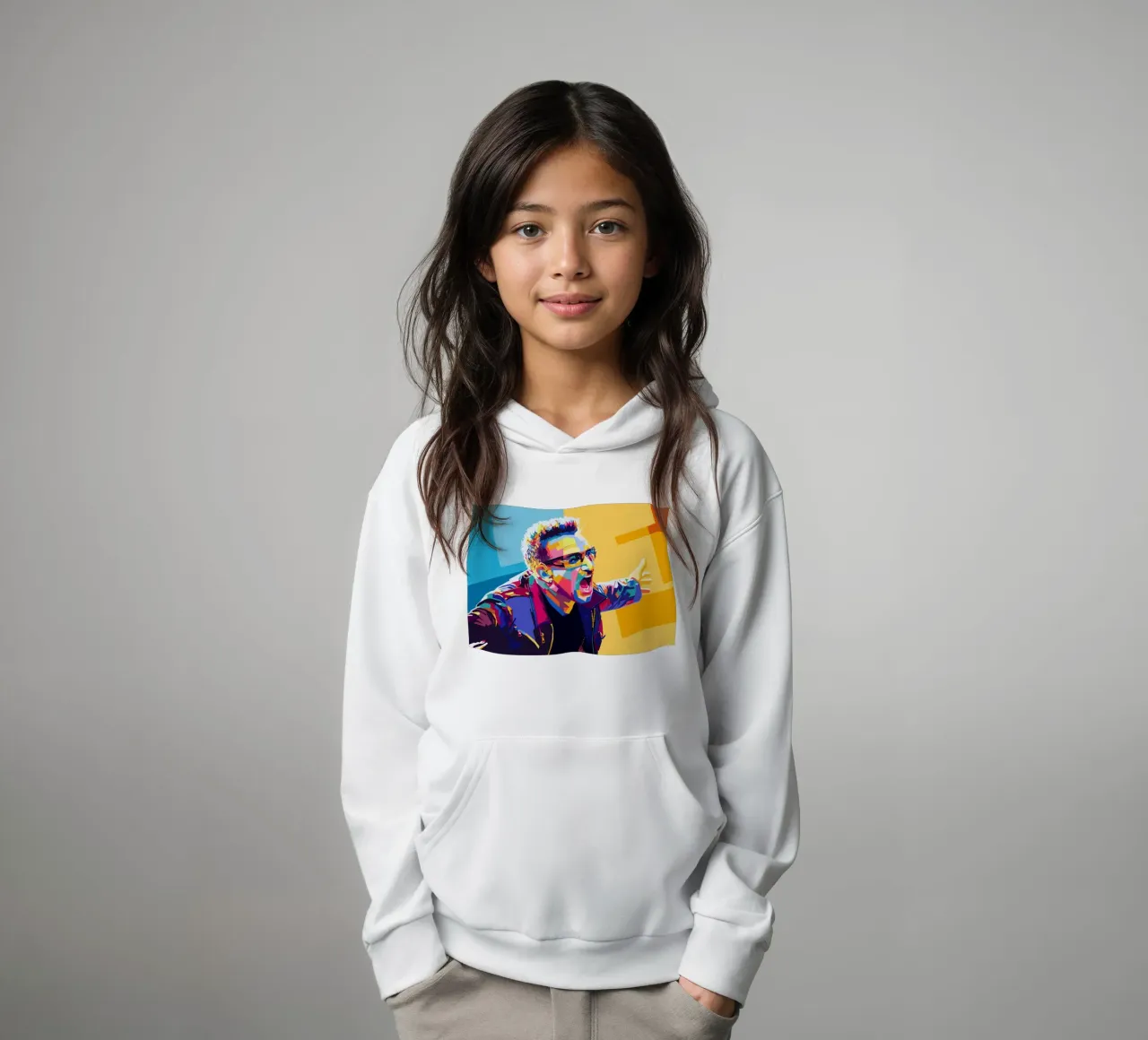 Bono Style WPAP felpa bambino con cappuccio da SW Artwork